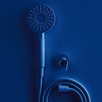 conjunto ducha one azul | sanidek